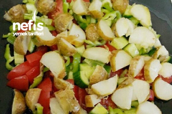 Taze Patates Kızartması Salatası